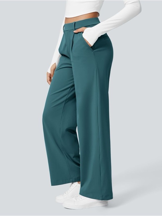 HALARA Pants - NWT Halara Flex™ DayStretch High Waisted Pocket Straight Leg Work Pants